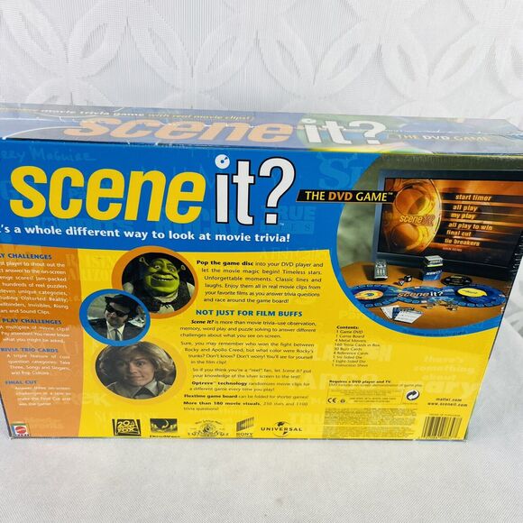 MATTEL SCENE IT? Movie Trivia The DVD Game 2003 - Picture 2 of 4
